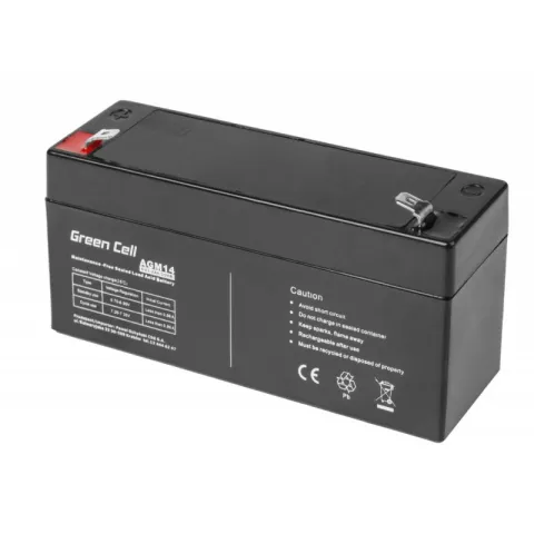 Akumulator AGM VRLA Green Cell 6V 3.3Ah — zdjęcie 2