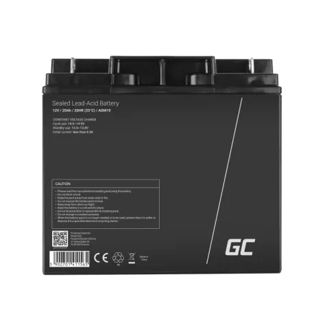 Akumulator AGM Green Cell 12V 20Ah — zdjęcie 2