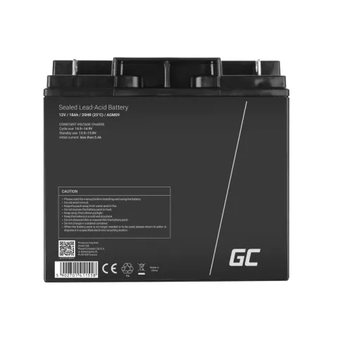 Akumulator AGM Green Cell 12V 18Ah — zdjęcie 2
