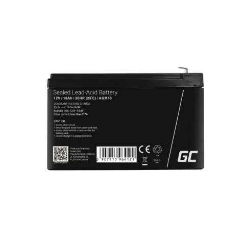 Akumulator AGM VRLA Green Cell 12V 10Ah — zdjęcie 3
