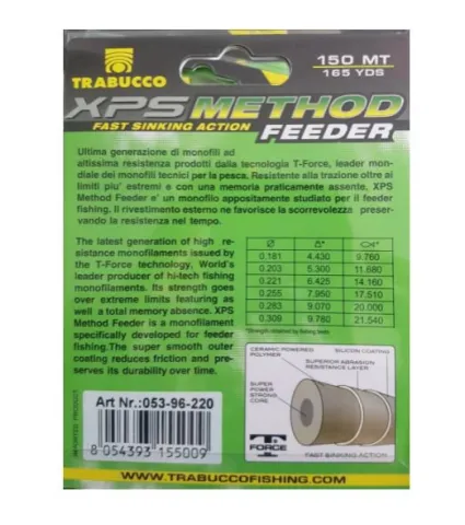 T-Force XPS Method Feeder 0.25mm 150m — zdjęcie 3