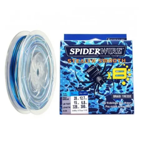 Plecionka Spiderwire Stealth Smooth x8 0.11MM 150M 10.3KG BLCAM