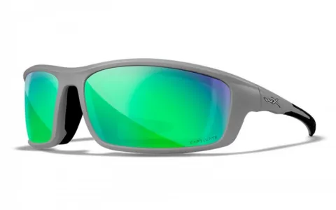 Okulary Wiley X GRID Capt Green Mirror Matte Cool Grey Frame