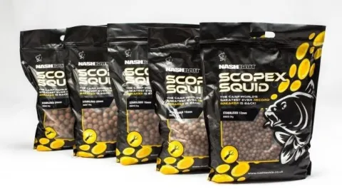 Kulki zanętowe Nash SCOPEX SQUID BOILIES 18mm 5kg
