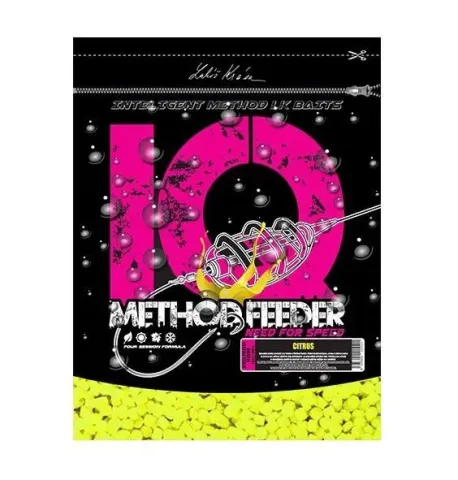 IQ Method Feeder Speed Fluoro Pellets 600g 2mm Citrus