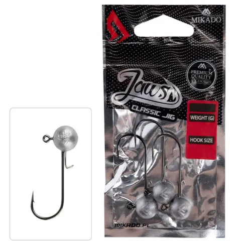 Główki Jigowe Jaws Classic Jig bez kołnierza- 3g-5/0 — zdjęcie 3