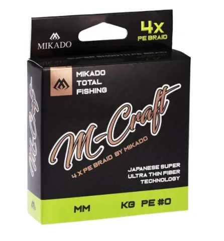 M-Craft Braid - 0.06mm/3.83kg/150m - FLUO - op.1szp. — zdjęcie 2