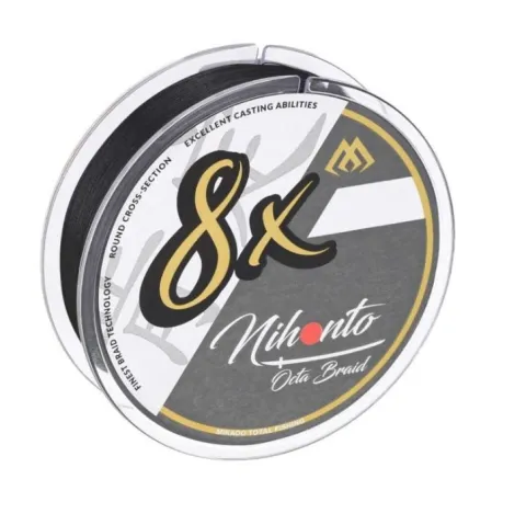 Mikado Nihonto Octa Braid 150m - Czarna 0.06mm — zdjęcie 2
