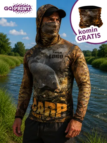 Bluza Karpiowa Carp Giant UV + komin