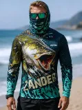 Koszulka wędkarska Zander Team Safari UV + komin — zdjęcie katalogowe 1