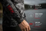 Koszulka Siek Black UV + komin  UV + komin — zdjęcie katalogowe 3
