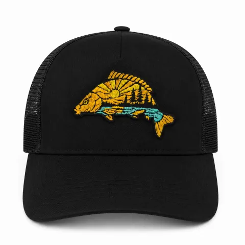 Czapka Snapback Trucker z haftem wędkarskim Karp — zdjęcie oferty 3