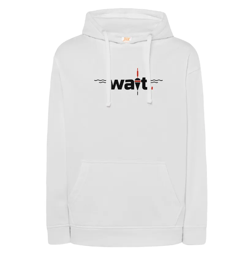 Biała Bluza z Haftem Wait