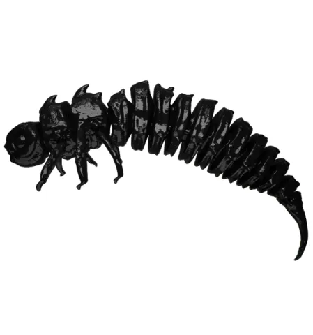 Larva BigFatBug 5cm opakowanie 5szt CZARNY