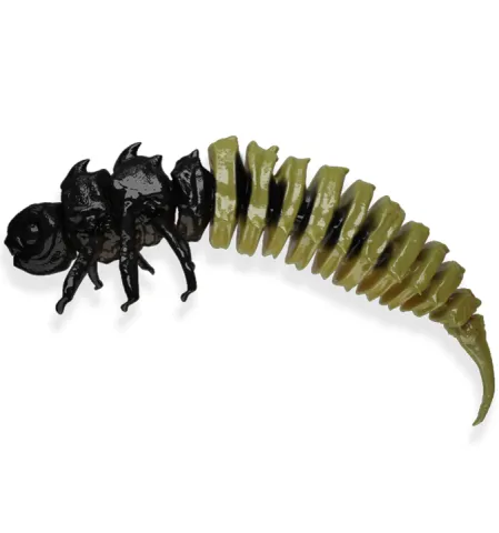 Larva BigFatBug 5cm opakowanie 5szt CZARNO-ŻÓŁTY