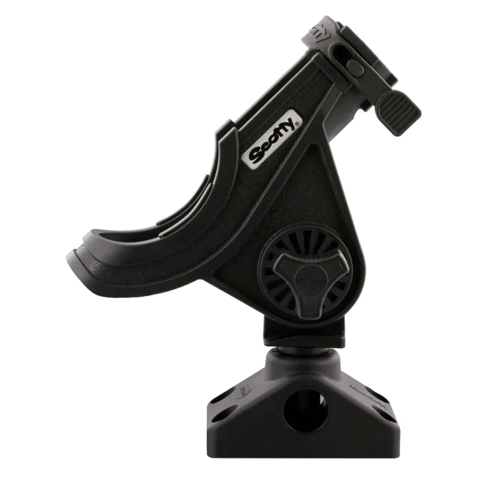 Uchwyt do wędki Baitcaster/Spinnning z podstawą 0241-BK